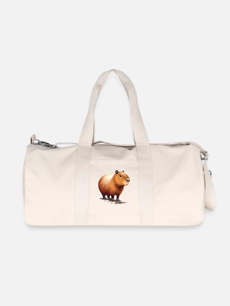 Capybara - Sac de sport en toile recyclée Stanley/Stella - blanc naturel