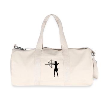 singleladycompound - Recycelte Canvas-Sporttasche von Stanley/Stella - Naturweiß - Vorne