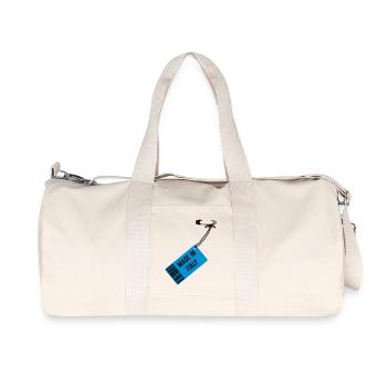 Made in Italy - Sac de sport en toile recyclée Stanley/Stella - blanc naturel - Devant