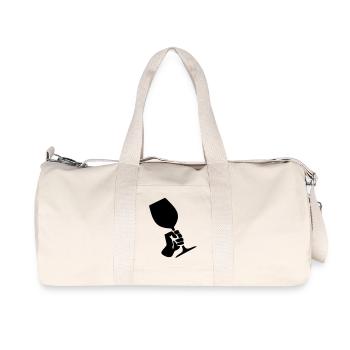 Wine Revolution - Recycelte Canvas-Sporttasche von Stanley/Stella - Naturweiß - Vorne