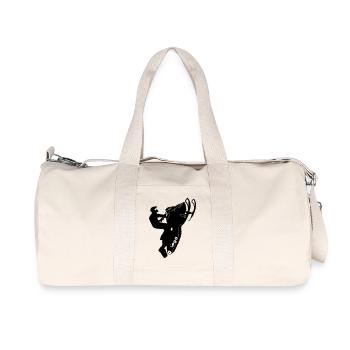 Motoneige pilote Stunts - Sac de sport en toile recyclée Stanley/Stella - blanc naturel - Devant