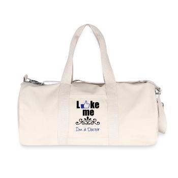 Like the Doctor - Recycled Canvas Sports Bag by Stanley/Stella - natural - Front