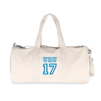 URUGUAY 2017 - Recycelte Canvas-Sporttasche von Stanley/Stella - Naturweiß - Vorne