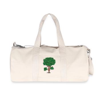 female tree - Recycled Canvas Sports Bag by Stanley/Stella - natural - Front