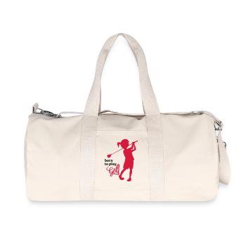 golf - Recycled Canvas Sports Bag by Stanley/Stella - natural - Front