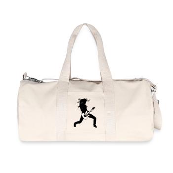 guitar player eu - Recycled Canvas Sports Bag by Stanley/Stella - natural - Front
