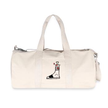 Pied Claquette - Sac de sport en toile recyclée Stanley/Stella - blanc naturel - Devant