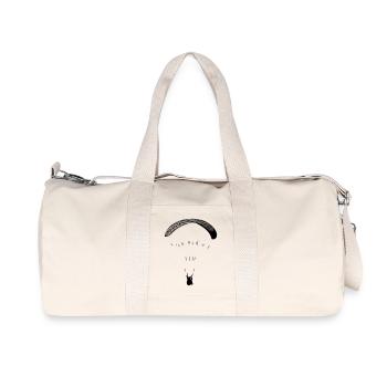 paraglider - Recycled Canvas Sports Bag by Stanley/Stella - natural - Front
