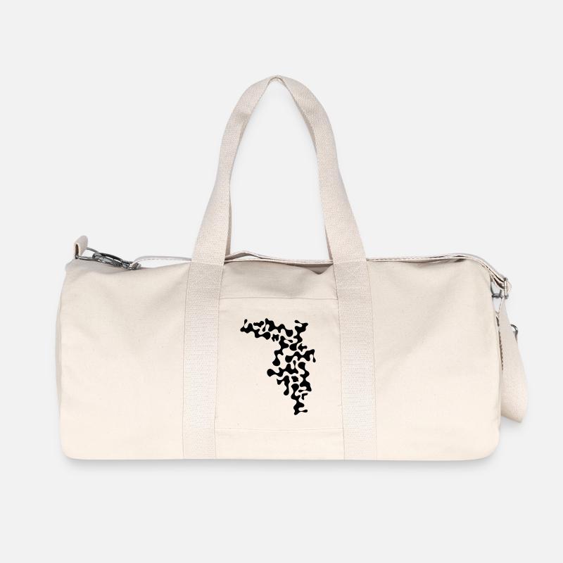 Flecken - Recycelte Canvas-Sporttasche von Stanley/Stella - Naturweiß