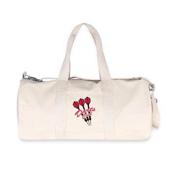 Darts Club - Sac de sport en toile recyclée Stanley/Stella - blanc naturel - Devant