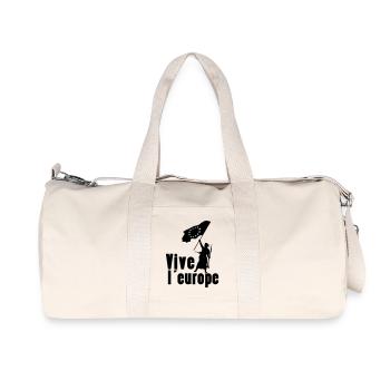 Vive l´europe - Recycelte Canvas-Sporttasche von Stanley/Stella - Naturweiß - Vorne