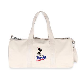 apres_ski_party_crew_3c - Recycelte Canvas-Sporttasche von Stanley/Stella - Naturweiß - Vorne