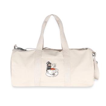 tea time like a Sir with Earl Grey - Recycelte Canvas-Sporttasche von Stanley/Stella - Naturweiß - Vorne