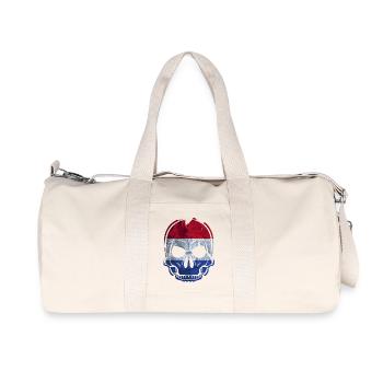 MMJ Pays-Bas Drapeau de crâne - Sac de sport en toile recyclée Stanley/Stella - blanc naturel - Devant
