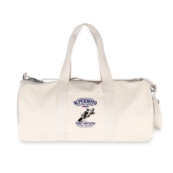 Supermoto Racing - Supermotard - Sac de sport en toile recyclée Stanley/Stella - blanc naturel - Devant