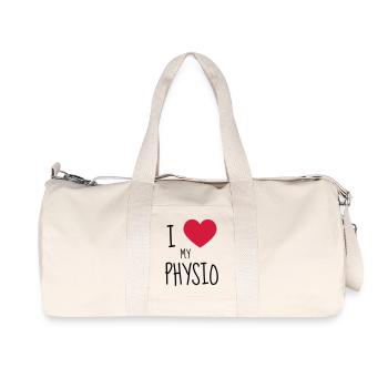 Physiotherapy Physio Krankengymnast Kiné Doctor - Recycled Canvas Sports Bag by Stanley/Stella - natural - Front