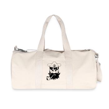 Capitaine dessiné à la main - Chemise de capitaine cool - Sac de sport en toile recyclée Stanley/Stella - blanc naturel - Devant
