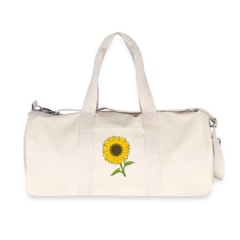 tournesol - Sac de sport en toile recyclée Stanley/Stella - blanc naturel - Devant