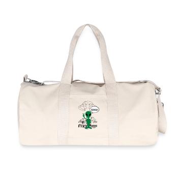 Servus Alien ART - Recycelte Canvas-Sporttasche von Stanley/Stella - Naturweiß - Vorne