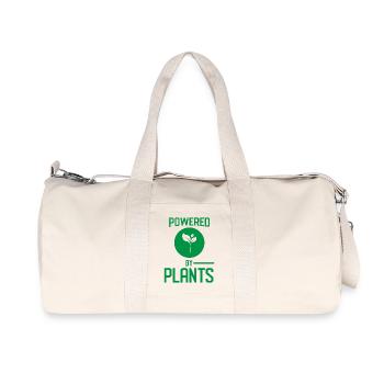 Powered By Plants - Recycled Canvas Sports Bag by Stanley/Stella - natural - Front