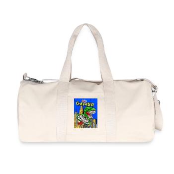 Citation COOL GAMER Fun T-shirt Stay & Play Together - Sac de sport en toile recyclée Stanley/Stella - blanc naturel - Devant