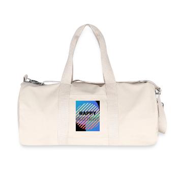 BIRTHDAY,HAPPY BIRTHDAY,HAPPY BIRTHDAY - Recycled Canvas Sports Bag by Stanley/Stella - natural - Front