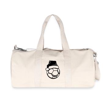 Chapeau de Père Noël de handball - Sac de sport en toile recyclée Stanley/Stella - blanc naturel - Devant