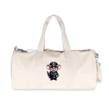 Police Rat - Sac de sport en toile recyclée Stanley/Stella - blanc naturel - Devant