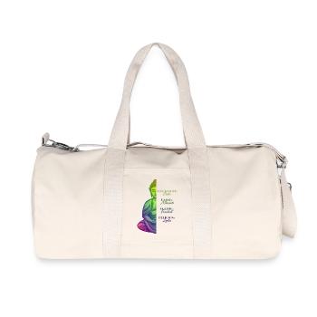 Buddha Color Palette Earth Love Freedom - Recycled Canvas Sports Bag by Stanley/Stella - natural - Front