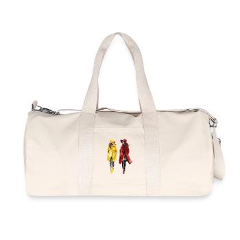 BFF - Recycelte Canvas-Sporttasche von Stanley/Stella - Naturweiß - Vorne
