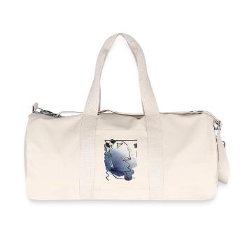 Portrait abstrait à l’aquarelle d’un visage réfléchi - Sac de sport en toile recyclée Stanley/Stella - blanc naturel - Devant