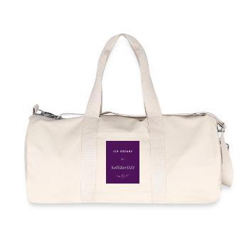 Solidaritaet - Sac de sport en toile recyclée Stanley/Stella - blanc naturel - Devant