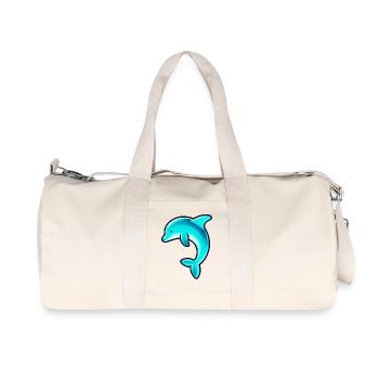 Dolphin - Recycled Canvas Sports Bag by Stanley/Stella - natural - Front