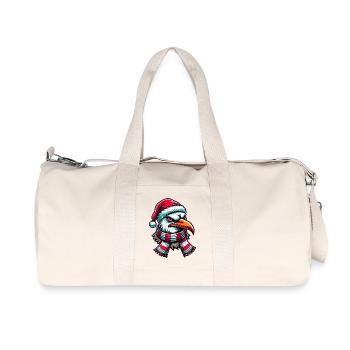 Moin Seagull Noël - Sac de sport en toile recyclée Stanley/Stella - blanc naturel - Devant