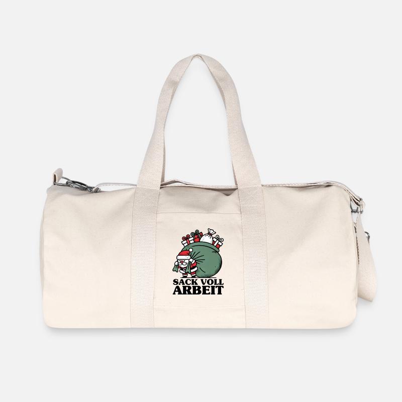Sack voll Arbeit - Recycelte Canvas-Sporttasche von Stanley/Stella - Naturweiß