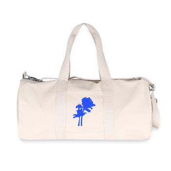 2 Palm Trees Island Tree Beach Holiday Coconut Sea - Recycled Canvas Sports Bag by Stanley/Stella - natural - Front