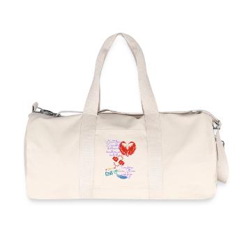 Fight against diseases - Recycled Canvas Sports Bag by Stanley/Stella - natural - Front