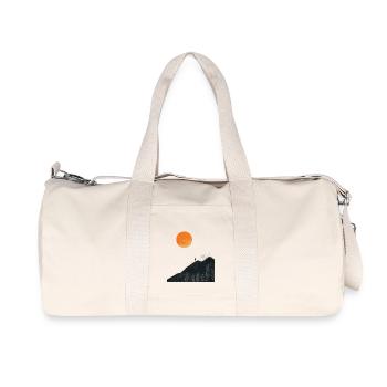 Cadeau parfait pour les athlètes d’endurance - Sac de sport en toile recyclée Stanley/Stella - blanc naturel - Devant