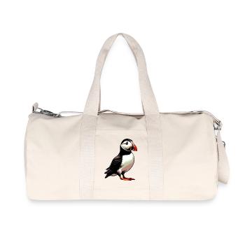 Puffin - Recycled Canvas Sports Bag by Stanley/Stella - natural - Front