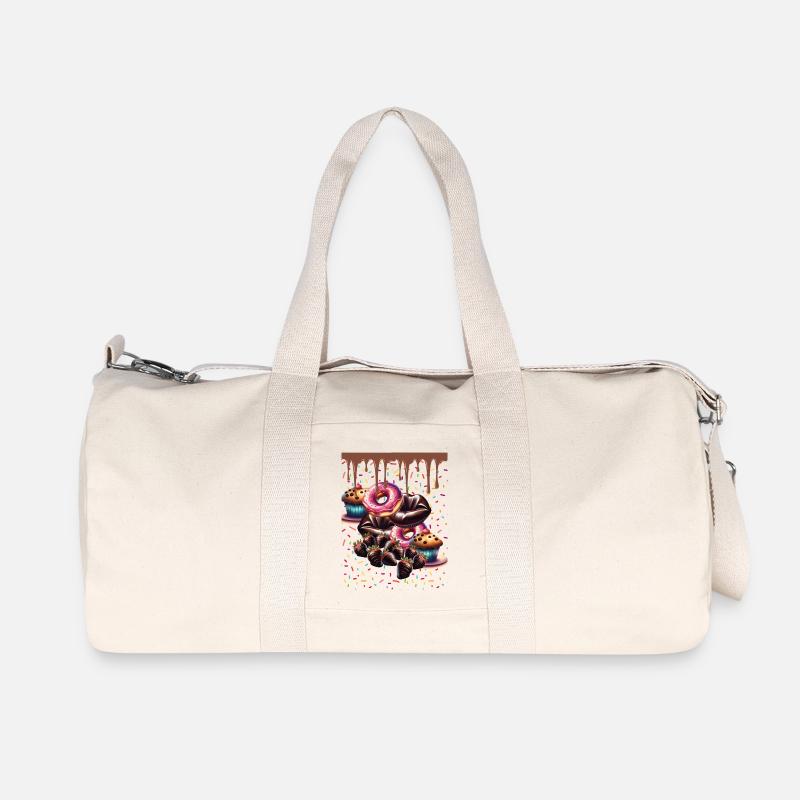 Süßigkeitenalarm - Recycelte Canvas-Sporttasche von Stanley/Stella - Naturweiß