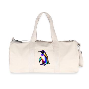 Penguin - Recycled Canvas Sports Bag by Stanley/Stella - natural - Front