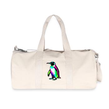 Penguin - Recycled Canvas Sports Bag by Stanley/Stella - natural - Front