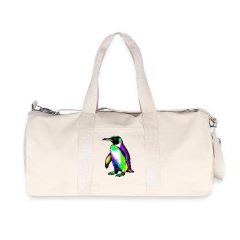 Pinguin - Recycelte Canvas-Sporttasche von Stanley/Stella - Naturweiß - Vorne