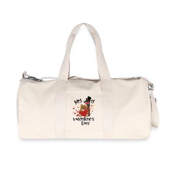 xoxo love you amore Fleurs Femmes Saint Valentin 14 - Sac de sport en toile recyclée Stanley/Stella - blanc naturel - Devant
