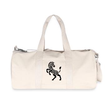 Silhouette de zèbre Œuvre d’art Design minimal - Sac de sport en toile recyclée Stanley/Stella - blanc naturel - Devant