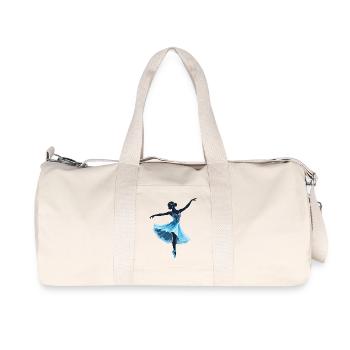 Ballet Dancer Illustration - Sports Design - Recycled Canvas Sports Bag by Stanley/Stella - natural - Front