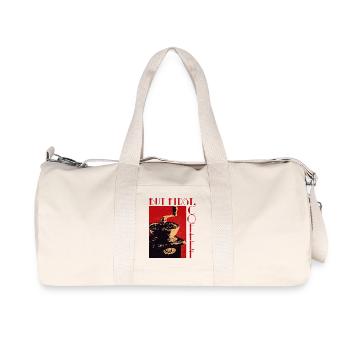 ABER ZUERST KAFFEE - Recycelte Canvas-Sporttasche von Stanley/Stella - Naturweiß - Vorne