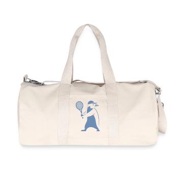 Minimaliste Pingouin Tennis Joueur de revers - Sac de sport en toile recyclée Stanley/Stella - blanc naturel - Devant