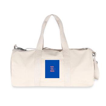 Vivre pour l’amour T-Shirt - Sac de sport en toile recyclée Stanley/Stella - blanc naturel - Devant