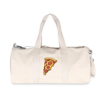 Amateur de pizzas - Sac de sport en toile recyclée Stanley/Stella - blanc naturel - Devant
